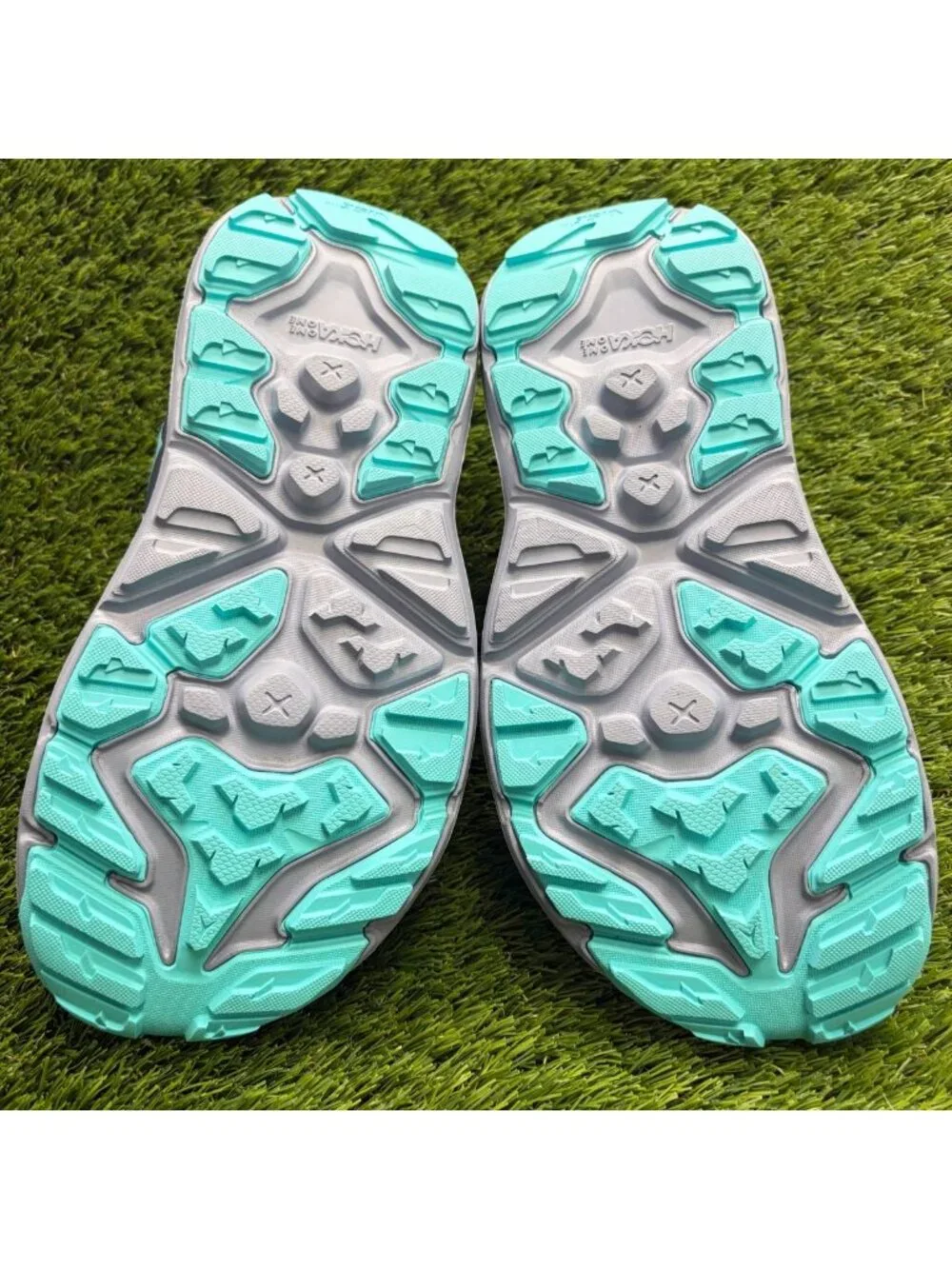 Hoka One One Hopara 2 Boys Size 6Y Blue Slate Gray Athletic Sport Hiking Sandals